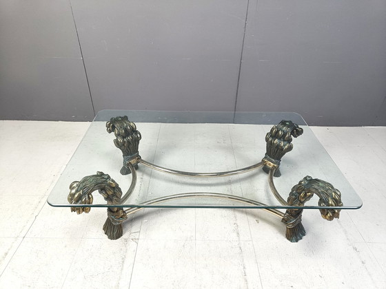 Image 1 of Messing vintage salontafel, 1970