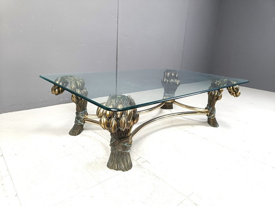 Image 1 of Messing vintage salontafel, 1970