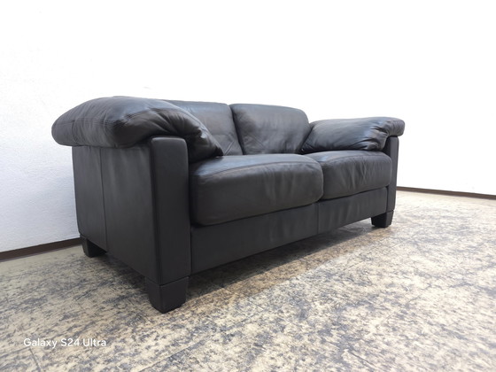 Image 1 of De Sede Ds 17 Designer sofa leren bank Desede Couch tweezitter