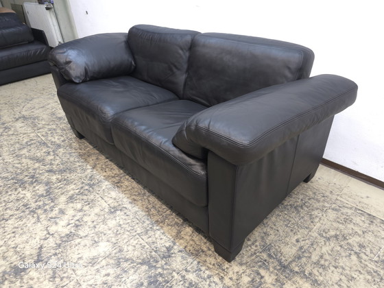 Image 1 of De Sede Ds 17 Designer sofa leren bank Desede Couch tweezitter