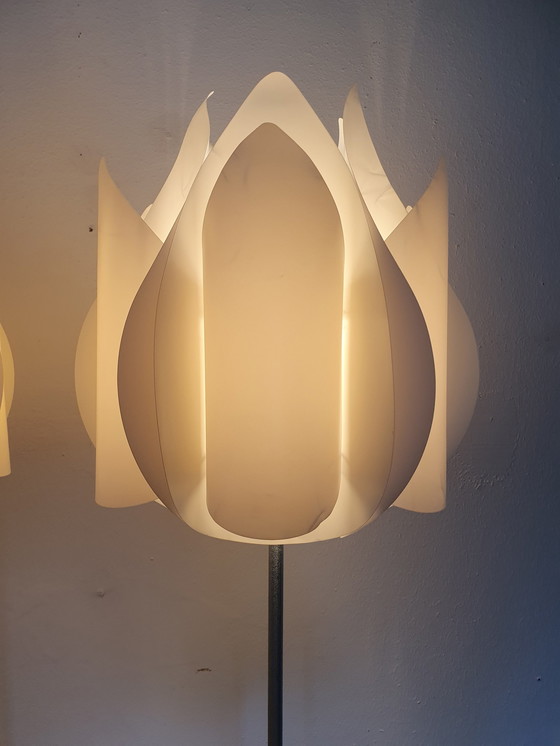 Image 1 of Vintage Ikea Tafellamp (2). Knappa Tulpan Lamp.