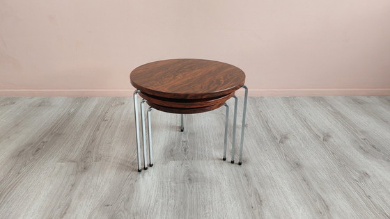 Image 1 of Vaza Roden Bijzettafels Of Nesting Tables Jaren 60.