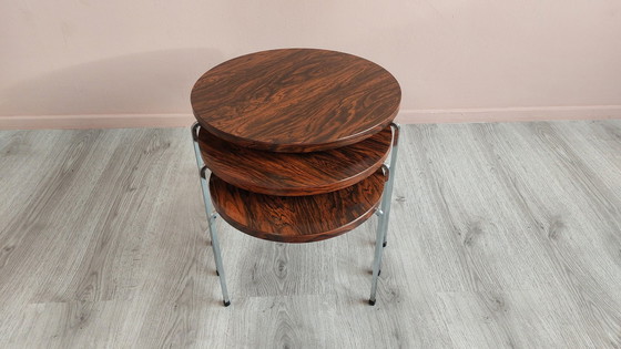 Image 1 of Vaza Roden Bijzettafels Of Nesting Tables Jaren 60.