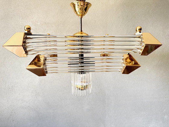 Image 1 of Vintage kristallen hanglamp