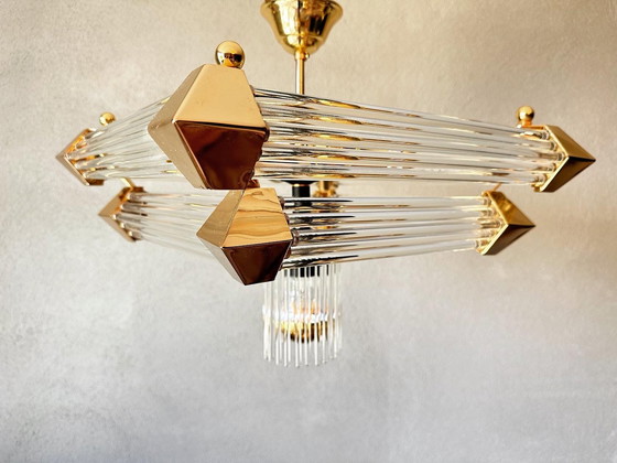 Image 1 of Vintage kristallen hanglamp