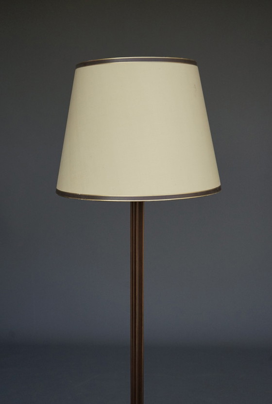 Image 1 of Bronzen Franse vloerlamp. 1970s