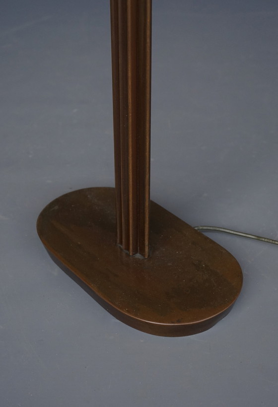 Image 1 of Bronzen Franse vloerlamp. 1970s