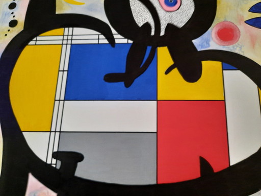 Marie-Jeanne van de Velde  - Miro meets Mondriaan