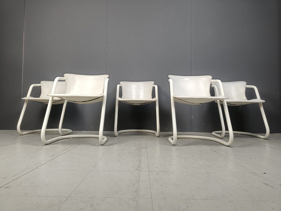 Image 1 of Vintage eetkamerstoelen van Metaform, set van 5 - 1970S