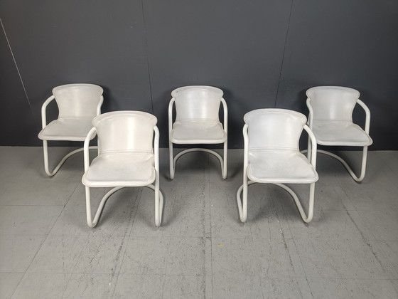 Image 1 of Vintage eetkamerstoelen van Metaform, set van 5 - 1970S