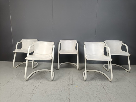 Image 1 of Vintage eetkamerstoelen van Metaform, set van 5 - 1970S