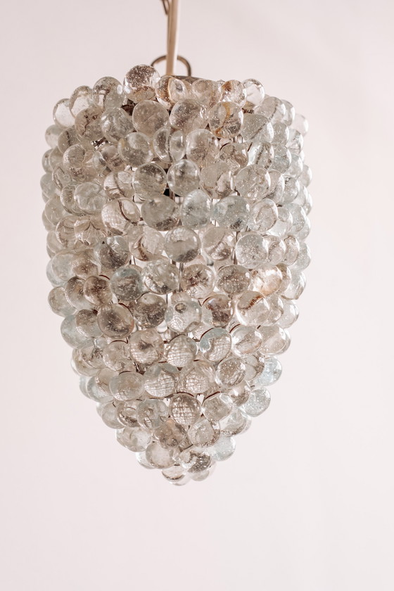 Image 1 of Handgeblazen Murano druiventros hanglamp