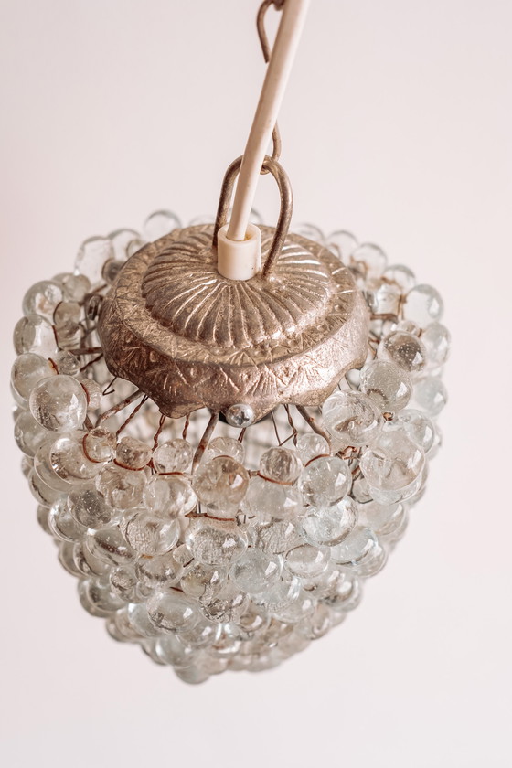 Image 1 of Handgeblazen Murano druiventros hanglamp