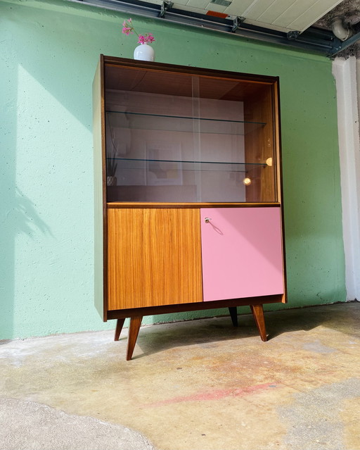 vintage highboard vitrine