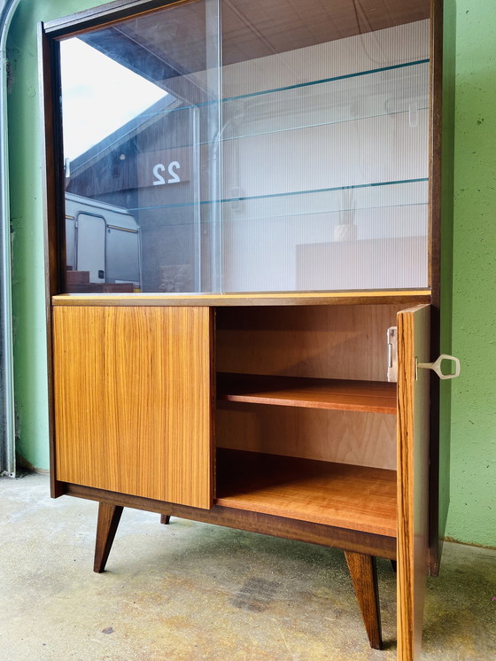 Image 1 of vintage highboard vitrine