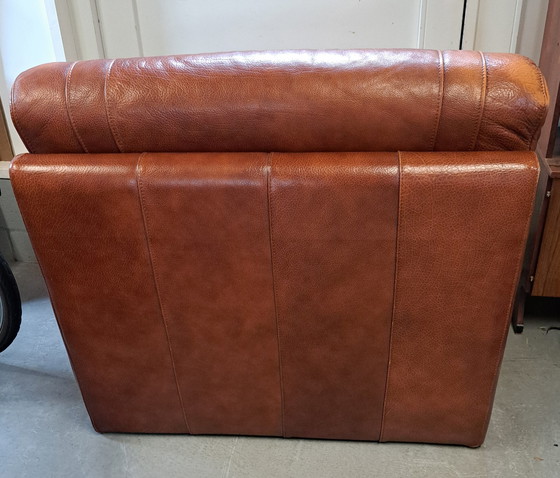 Image 1 of Lederen clubfauteuil Italiaans design