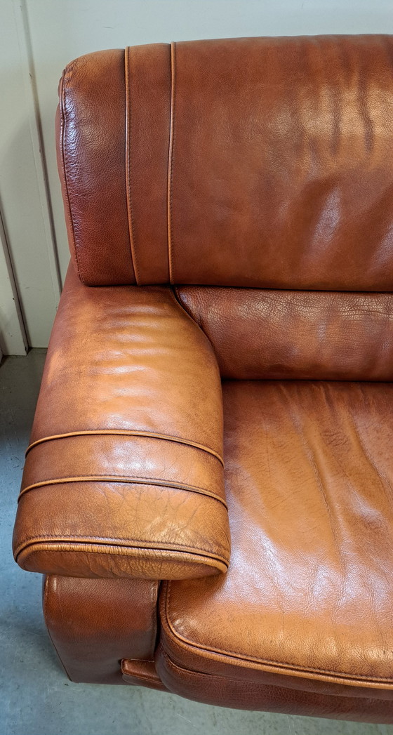 Image 1 of Lederen clubfauteuil Italiaans design