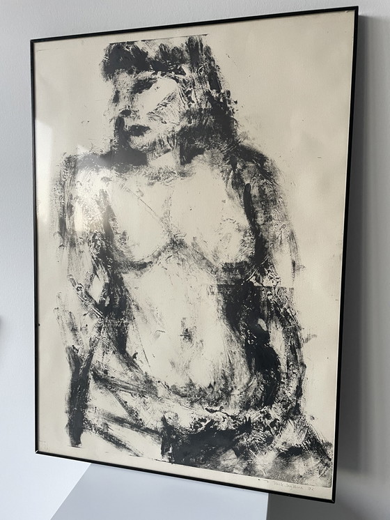 Image 1 of Nick Seijkens - Naaktportret (1982) - Originele Litho