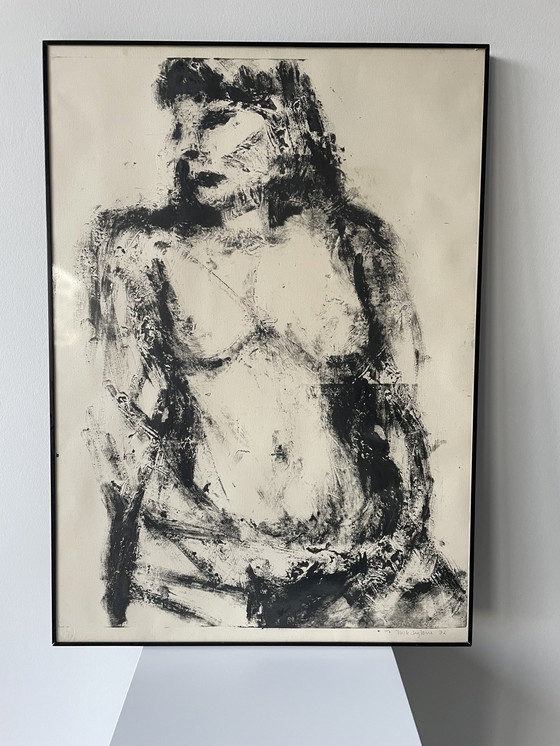 Image 1 of Nick Seijkens - Naaktportret (1982) - Originele Litho