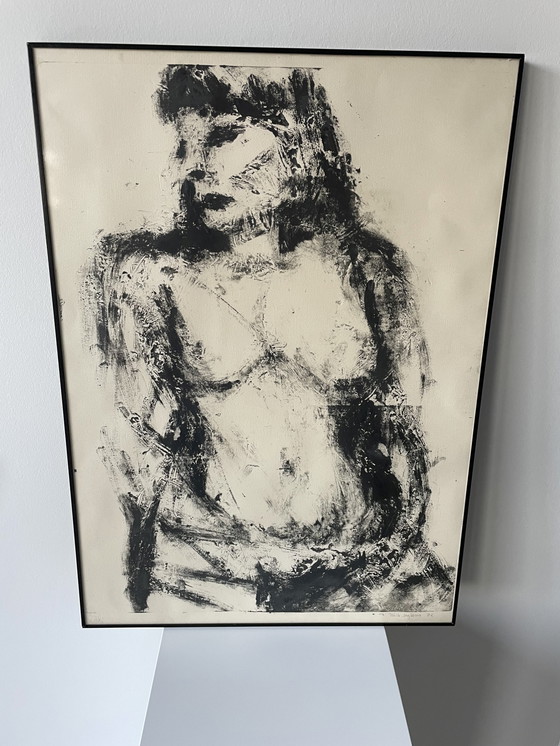 Image 1 of Nick Seijkens - Naaktportret (1982) - Originele Litho