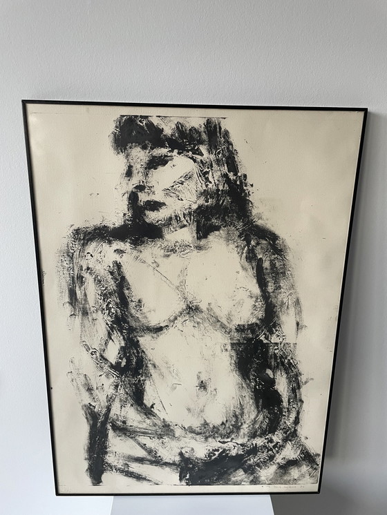 Image 1 of Nick Seijkens - Naaktportret (1982) - Originele Litho