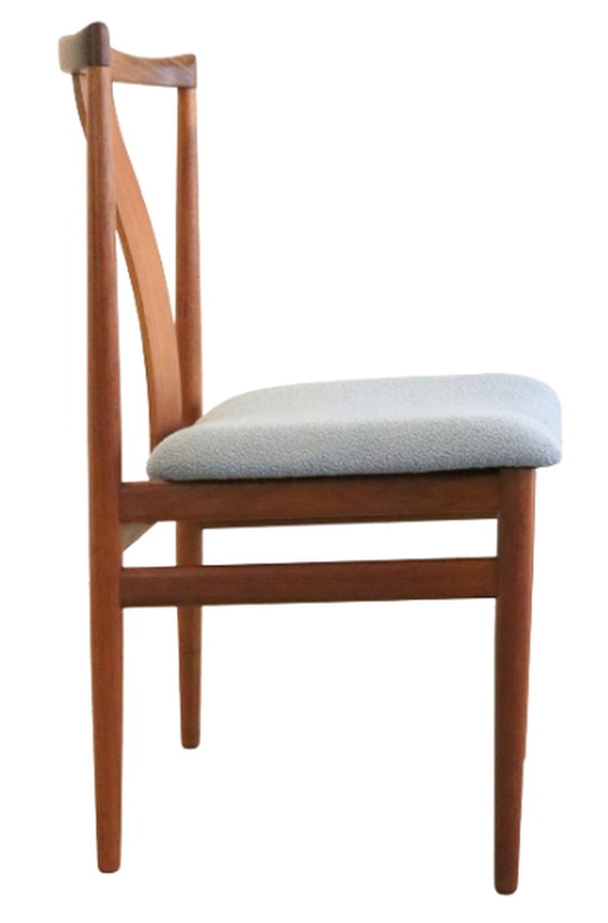 Image 1 of 4x Henning Sorrensen voor Danex eetkamerstoelen 'Vordingborg' vintage