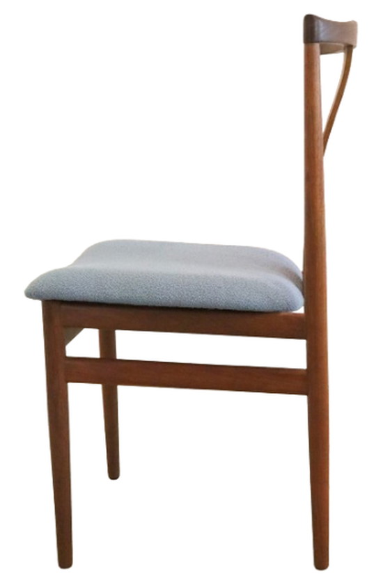 Image 1 of 4x Henning Sorrensen voor Danex eetkamerstoelen 'Vordingborg' vintage