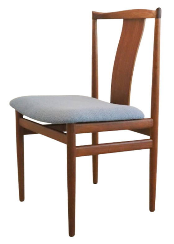 Image 1 of 4x Henning Sorrensen voor Danex eetkamerstoelen 'Vordingborg' vintage