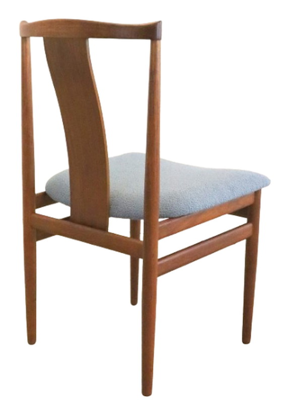 Image 1 of 4x Henning Sorrensen voor Danex eetkamerstoelen 'Vordingborg' vintage