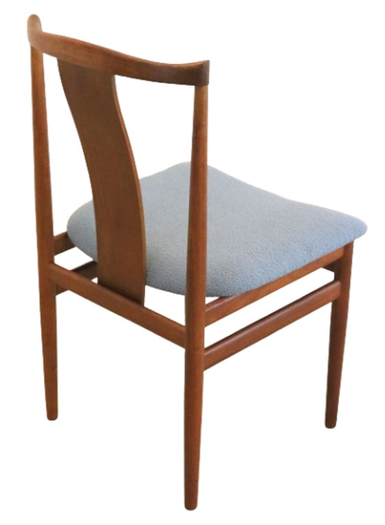 Image 1 of 4x Henning Sorrensen voor Danex eetkamerstoelen 'Vordingborg' vintage