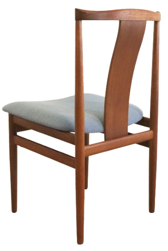 Image 1 of 4x Henning Sorrensen voor Danex eetkamerstoelen 'Vordingborg' vintage