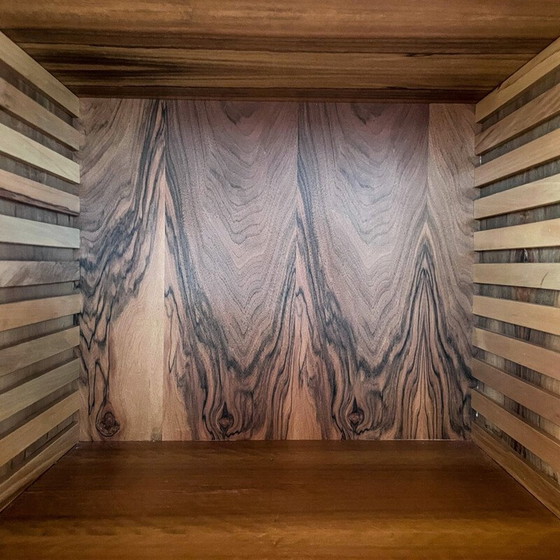 Image 1 of Vintage Ovunque walnoten dressoir van Gianfranco Frattini voor Bernini, Italië 1963