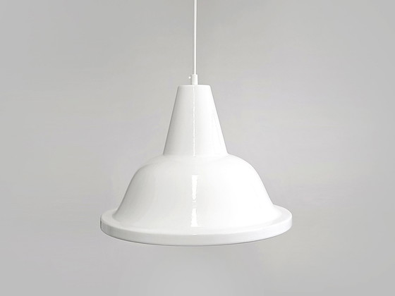 Image 1 of Hanglamp Emaille Wit