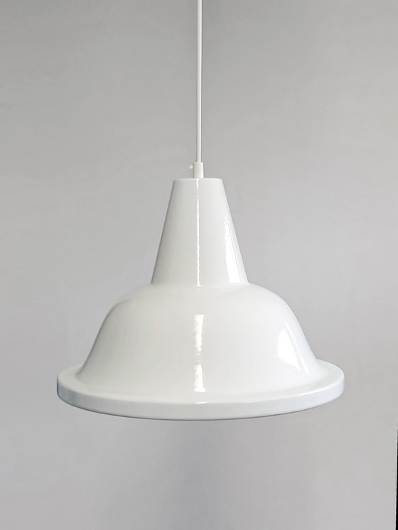 Image 1 of Hanglamp Emaille Wit