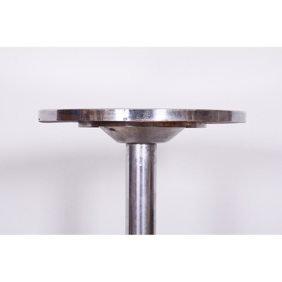 Image 1 of Vintage Bauhaus tafel van verchroomd staal, Tsjecho-Slowakije 1930