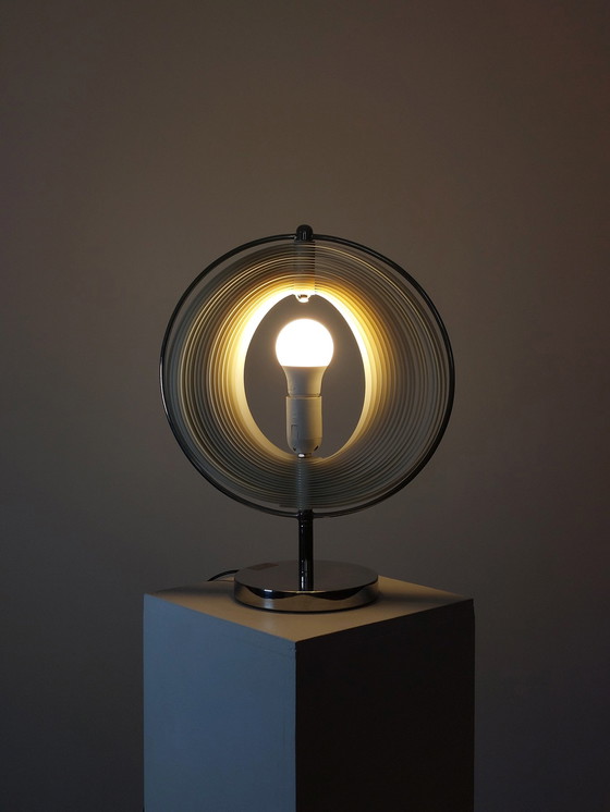 Image 1 of Maanlamp Tafellamp Kare Design 70s