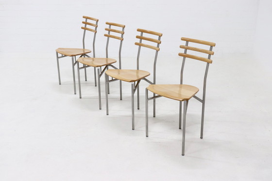 Image 1 of 4 X Christian Erker Voor Zumsteg Collectie Zwitserland Eetkamerstoelen