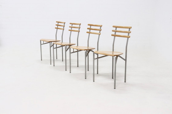 Image 1 of 4 X Christian Erker Voor Zumsteg Collectie Zwitserland Eetkamerstoelen