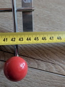 Spoetnik Deur Kapstok Met Gekleurde Bolletjes