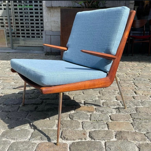 1 "Boomerang" fauteuil Fd-134 Door Peter Hvidt & Orla Mølgaard Nielsen Voor France & Søn, Denemarken, 1950'S