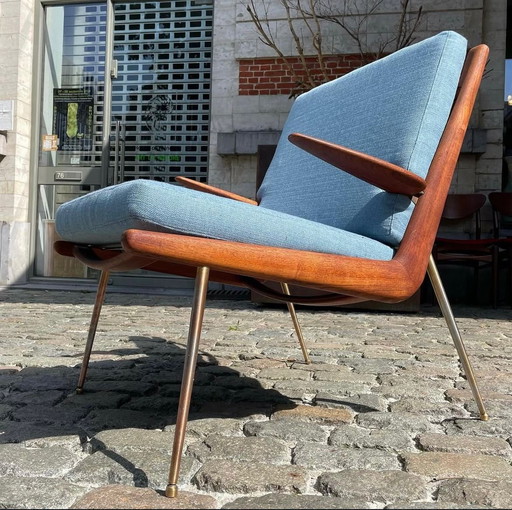 1 "Boomerang" fauteuil Fd-134 Door Peter Hvidt & Orla Mølgaard Nielsen Voor France & Søn, Denemarken, 1950'S