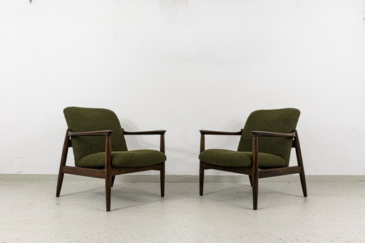 Paar vintage fauteuils van Edmund Homa, Polen, 1960S