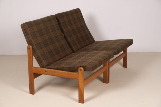 Image 1 of 2X Jørgen Bækmark Loungestoelen Model J84, 1971 Fdb, Denemarken