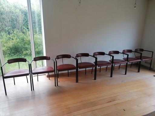 8x Italiaans stoel postmodern