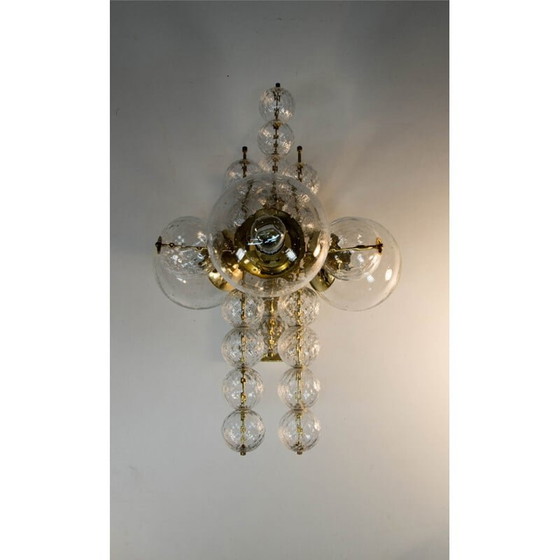 Image 1 of Vintage wandlamp van Preciosa voor Kamenicky Senov, Tsjecho-Slowakije 1960