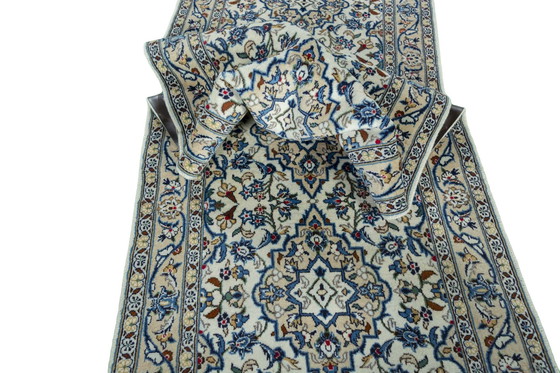 Image 1 of Handgeknoopte Keshan oosterse tapijten loper - 444 X 95 cm