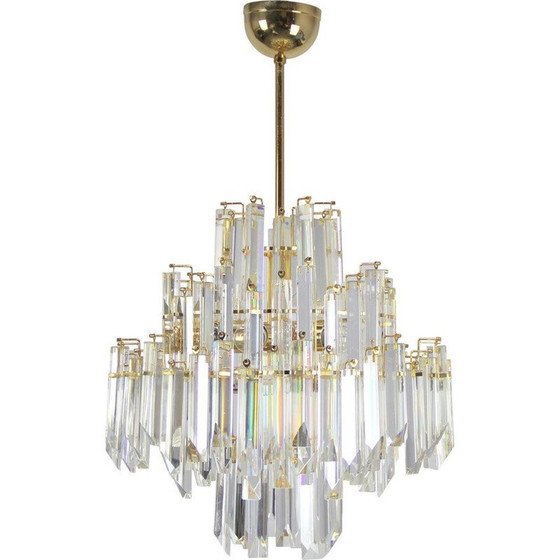 Image 1 of Vintage kroonluchter van Murano glas door Venini, 1970