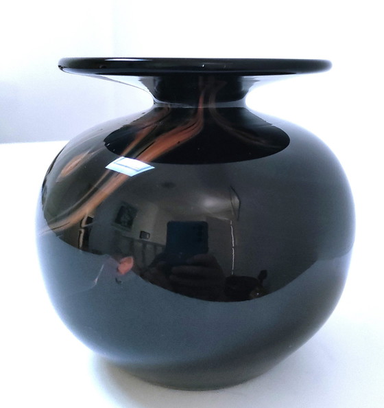 Image 1 of Vaas Bob Le Bleis Pâte De Verre Maure Vieil