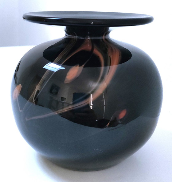 Image 1 of Vaas Bob Le Bleis Pâte De Verre Maure Vieil