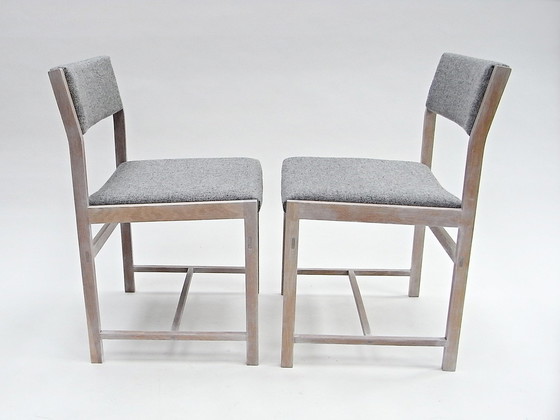 Image 1 of 2X Stoel, Eiken Kvadrat